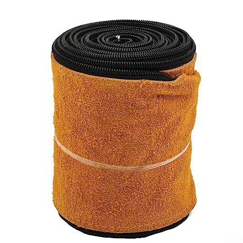 Mig Torch Plasma-Kabelschlauchabdeckung, Rindsleder, schwer entflammbar, geteilt, 3,6 m, 10,2 cm breit, Schweißbrenner-Abdeckung Mig Torch Plasma-Kabelschlauchabdeckung, Rindsleder, schwer entflammbar, geteilt, 3,6 m, 10,2 cm breit, Schweißbrenner-Abdeckung von ARMYJY