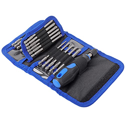 Schraubendreher-Bit-Set, Schnellspanner, magnetischer Bithalter, Adapter, 100 mm, 24 Stück Schraubendreher-Bit-Set, Schnellspanner, magnetischer Bithalter, Adapter, 100 mm, 24 Stück von ARMYJY