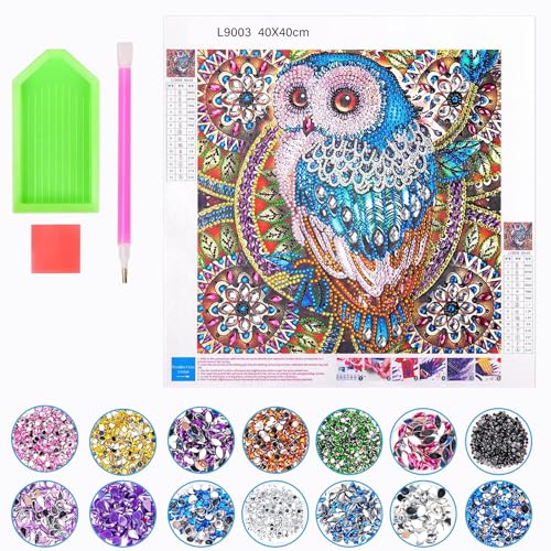 ARONRAVE Diamond Painting Kits, 5D Diamond Painting Eulen Geschenke Diamond Painting Zubehör Full Bilder Diamond Diamond Painting Geschenke für 8 9 10 11 12 Jährige Mädchen von ARONRAVE