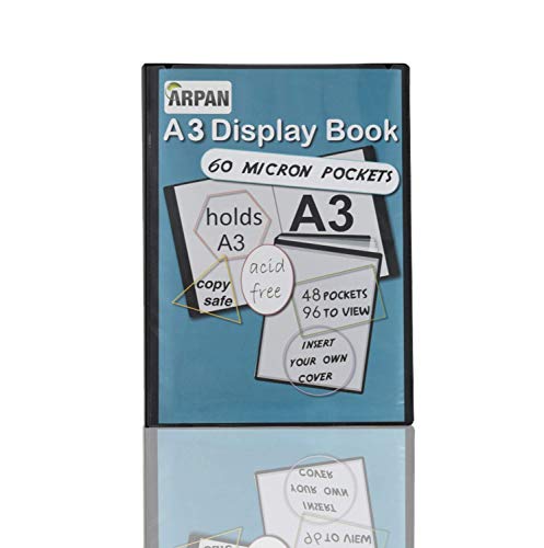ARPAN Präsentationsmappe, A3, mit 48 starken Taschen, Hochformat, 0,8 mm Einband, Schwarz ARPAN Präsentationsmappe, A3, mit 48 starken Taschen, Hochformat, 0,8 mm Einband, Schwarz von ARPAN