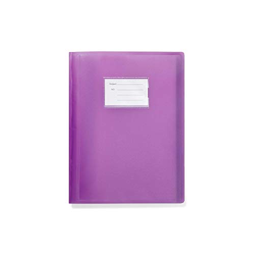 Arpan A4 Sichtbuch Ordner flexiblen Abdeckung Portfolio - 104 Taschen 208 / Seiten - Purple von ARPAN