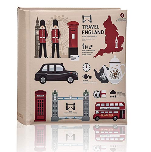 Arpan London Icons Design Reisetasche Memoalbum 6x4 für 200 Fotos, 23 x 23 cm Arpan London Icons Design Reisetasche Memoalbum 6x4 für 200 Fotos, 23 x 23 cm von ARPAN