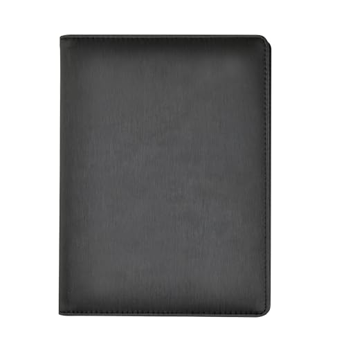 Arpan Professionelle Präsentationsmappe, A5, 24 Taschen, 48 Seiten, Schwarz von ARPAN
