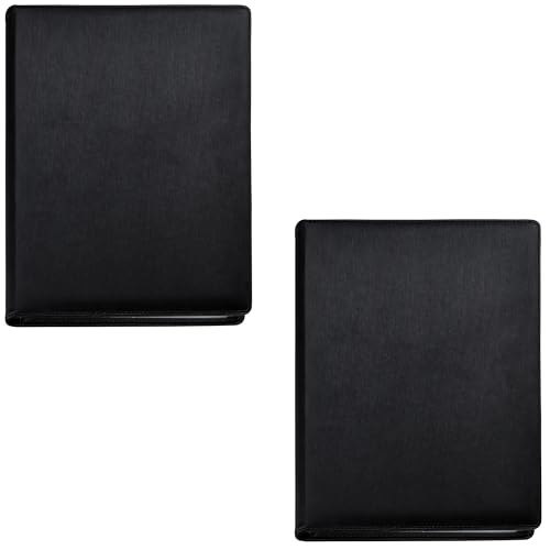 Arpan Sichtbuch, A4, 48 Taschen, 96 Seiten, Präsentationsmappe, Dokumentenmappe, professionelles Portfolio, Konferenzmappe, 2 Stück (schwarz) von ARPAN