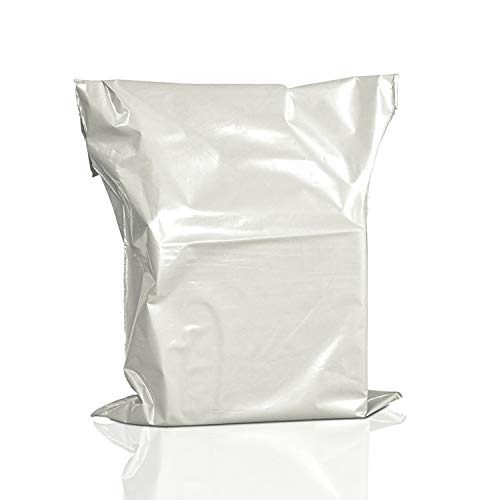 Weiße Versandtaschen aus Kunststoff, selbstklebend, 25,4 x 35,6 cm, 100 Stück von ARPAN