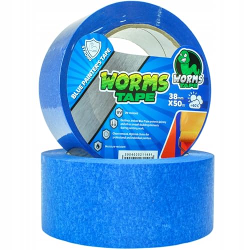 ARPON Profi Malerband 38mm x 50m - Universelles Kreppband für Malerarbeiten und Renovierungen - Klebeband zur Verwendung im Innen- und Außenbereich - Abklebeband UV-beständig - Made in EU ARPON Profi Malerband 38mm x 50m - Universelles Kreppband für Malerarbeiten und Renovierungen - Klebeband zur Verwendung im Innen- und Außenbereich - Abklebeband UV-beständig - Made in EU von ARPON