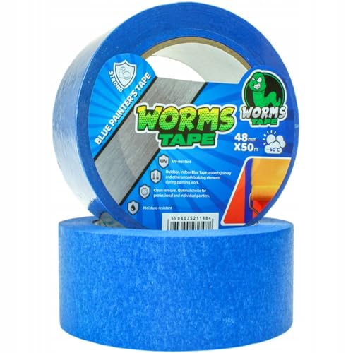 ARPON Profi Malerband 48mm x 50m - Universelles Kreppband für Malerarbeiten und Renovierungen - Klebeband zur Verwendung im Innen- und Außenbereich - Abklebeband UV-beständig - Made in EU ARPON Profi Malerband 48mm x 50m - Universelles Kreppband für Malerarbeiten und Renovierungen - Klebeband zur Verwendung im Innen- und Außenbereich - Abklebeband UV-beständig - Made in EU von ARPON