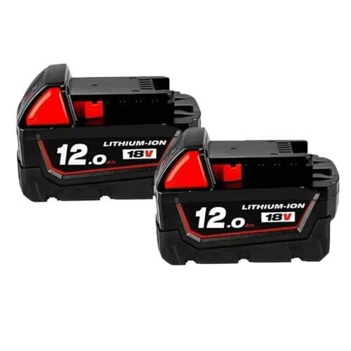 ARPZPPSK Lithiumbatterie-Akku, Kompatibel Mit Milwaukee, M18 18 V 12,0 Ah, Ersatz-Lithium-Ionen-Akkus for Elektrowerkzeuge 48-11-1815 48-11-1850 48-11-1860 Z50(MWQ 12AX2) von ARPZPPSK