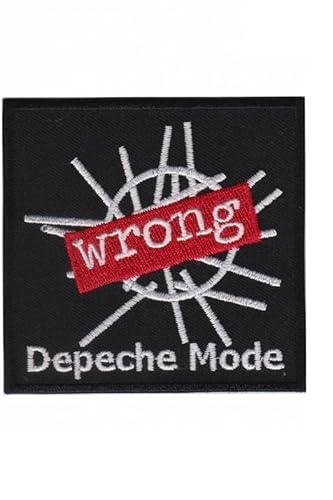Abzeichen, Motiv: Depeche Mode Wrong Synth Rock Bzw Syn bestickt, zum Aufbügeln Abzeichen, Motiv: Depeche Mode Wrong Synth Rock Bzw Syn bestickt, zum Aufbügeln von ARPatches