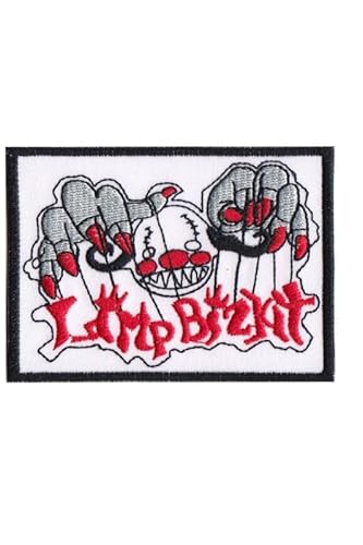 Limp Bizkit Clown Nu Metallband-Patch, bestickt, zum Aufbügeln oder Aufbügeln von ARPatches