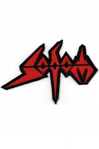 Sodom Red Patch Badge Embroidered Iron on Applique Patch Accessory von ARPatches