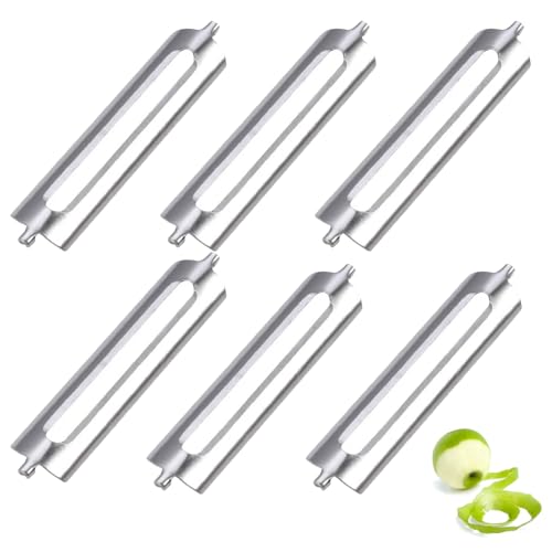6 Stück Tupper Sparschäler Mit Ersatzklingen, Edelstahl Kartoffelschäler Kompatibel Mit Tupper 6 Stück Tupper Sparschäler Mit Ersatzklingen, Edelstahl Kartoffelschäler Kompatibel Mit Tupper von ARROMI