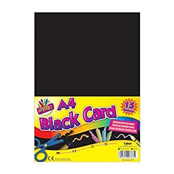 Artbox Aktivitätskarte, Schwarz – Packung von 20 A4 Blätter Artbox Aktivitätskarte, Schwarz – Packung von 20 A4 Blätter von ART BOX