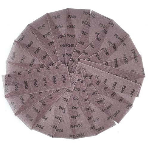 Art Color Schleifgitter Körnung: P240-20x Schleifstreifen (230x80mm) geeignet für Mirka Handschleifer - staubfreies Schleifen durch optimale Absaugung und geringen Staubandruck von ART COLOR