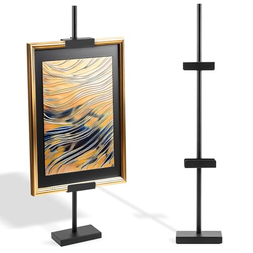 ARTASY Tisch-Bilderständer für Display, verstellbarer Staffelei-Ständer für Schilder bis zu 73,7 cm Höhe, Metall-Tischrahmen-Ständer für Banner, Bilder, Fotos, Poster, Kunstwerke, schwarz, 1 Stück ARTASY Tisch-Bilderständer für Display, verstellbarer Staffelei-Ständer für Schilder bis zu 73,7 cm Höhe, Metall-Tischrahmen-Ständer für Banner, Bilder, Fotos, Poster, Kunstwerke, schwarz, 1 Stück von ARTASY