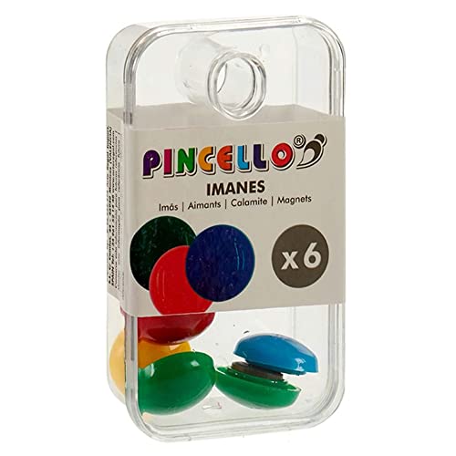 Magnete 2 cm, 6 Stück, verschiedene Farben Magnete 2 cm, 6 Stück, verschiedene Farben von ARTE REGAL