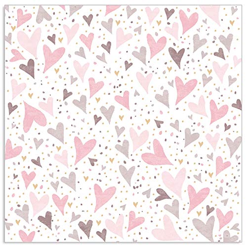 ARTEBENE Serviette Papierserviette Herzchen Herzen Taupe Tissue | 33 x 33 cm | 20 Stück | 3-lagig | Hochwertige Serviette für Hochzeiten, Kaffee und Kuchen, Feste, Valentinstag ARTEBENE Serviette Papierserviette Herzchen Herzen Taupe Tissue | 33 x 33 cm | 20 Stück | 3-lagig | Hochwertige Serviette für Hochzeiten, Kaffee und Kuchen, Feste, Valentinstag von ARTEBENE