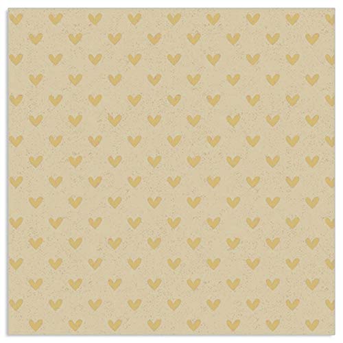Artebene Organics Servietten Mini Herzen Gold auf Kraftpapier-Optik 20 Stück 33 x 33 cm für Geburtstag, die Kaffeetafel oder Serviettentechnik Papierservietten gepunktet 3-lagig Artebene Organics Servietten Mini Herzen Gold auf Kraftpapier-Optik 20 Stück 33 x 33 cm für Geburtstag, die Kaffeetafel oder Serviettentechnik Papierservietten gepunktet 3-lagig von ARTEBENE