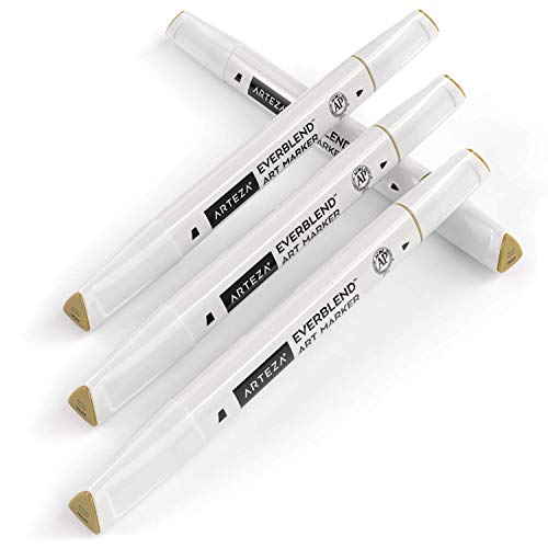 ARTEZA ARTZ-8821 Künstler-Marker, Kunststoff, Jasmingelb, A936, 4 Stück, 4 Count ARTEZA ARTZ-8821 Künstler-Marker, Kunststoff, Jasmingelb, A936, 4 Stück, 4 Count von ARTEZA