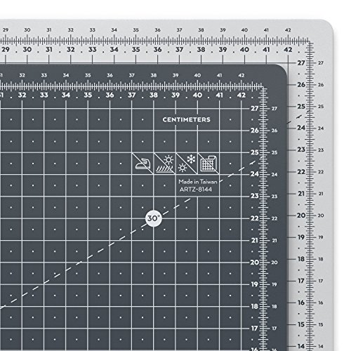 Arteza Schneidematte, A3 Größe 45 x 30 cm, 3 mm dick, selbstheilende Schneideunterlage, doppelseitig für Rollschneider, zum Nähen, Quilten und Basteln von ARTEZA