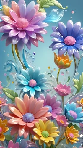 ARTGOTO Diamond Painting Eckige Steine Groß XXL Bilder Erwachsene,40x70cm Blumen A,5D Diamant Painting Set Viereckige Quadratische Steine mit Zubehör Für Wohnzimmer Dekoration ARTGOTO Diamond Painting Eckige Steine Groß XXL Bilder Erwachsene,40x70cm Blumen A,5D Diamant Painting Set Viereckige Quadratische Steine mit Zubehör Für Wohnzimmer Dekoration von ARTGOTO