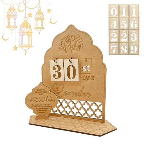ARTGUTS Ramadan Kalender Aus Holz,DIY Ramadan Dekoration 30 Tage Countdown, Ramadankalender Kinder, Eid Mubarak Deko, Ramadan Dekoration für Zuhause, Islamische Geschenke, Wohnzimmer Gebet Ornament ARTGUTS Ramadan Kalender Aus Holz,DIY Ramadan Dekoration 30 Tage Countdown, Ramadankalender Kinder, Eid Mubarak Deko, Ramadan Dekoration für Zuhause, Islamische Geschenke, Wohnzimmer Gebet Ornament von ARTGUTS