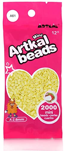 ARTKAL® Mini A Soft 2,6 mm Bügelperlen Beads / 2000 Stück / A61 FETA Steckperlen von ARTKAL