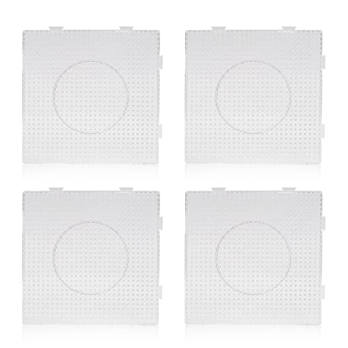 ARTKAL Sicherungsperlen-Stecktafel für 2,6 mm Eisenperlen, große quadratische Stecktafel für Mini-Perlen, 4 Stück ARTKAL Sicherungsperlen-Stecktafel für 2,6 mm Eisenperlen, große quadratische Stecktafel für Mini-Perlen, 4 Stück von ARTKAL