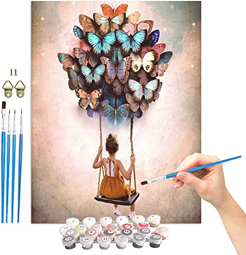 ARTOWN Malen Nach Zahlen, Malen Nach Zahlen Erwachsene,DIY Handgemalt Ölgemälde Kits für Kinder Anfänger, Ohne Rahmen 40x50cm Mädchen ARTOWN Malen Nach Zahlen, Malen Nach Zahlen Erwachsene,DIY Handgemalt Ölgemälde Kits für Kinder Anfänger, Ohne Rahmen 40x50cm Mädchen von ARTOWN