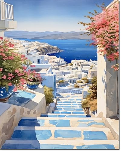 ARTOWN Malen Nach Zahlen Erwachsene,Landschaft am Meer,DIY Handgemalt Ölgemälde Kits für Kinder Anfänger, Ohne Rahmen 40x50cm ARTOWN Malen Nach Zahlen Erwachsene,Landschaft am Meer,DIY Handgemalt Ölgemälde Kits für Kinder Anfänger, Ohne Rahmen 40x50cm von ARTOWN