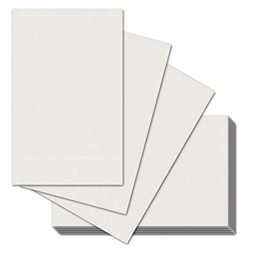 100x ARTOZ A7 Karten, ungefalzt - 6,6 x 10,3 cm - Ivory (Creme) - Mini-Kärtchen - 220 g/m² - Tischdeko, Tischkarten, Visitenkarten - Serie 1001 von ARTOZ
