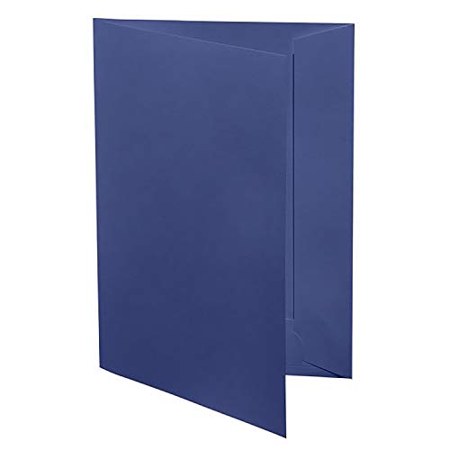 6 Stück Artoz Präsentationsmappen für DIN A4 - Dunkelblau - gerippter Karton - 220 g/m² - 220 x 310 mm - hochwertige Bewerbungsmappen 6 Stück Artoz Präsentationsmappen für DIN A4 - Dunkelblau - gerippter Karton - 220 g/m² - 220 x 310 mm - hochwertige Bewerbungsmappen von ARTOZ
