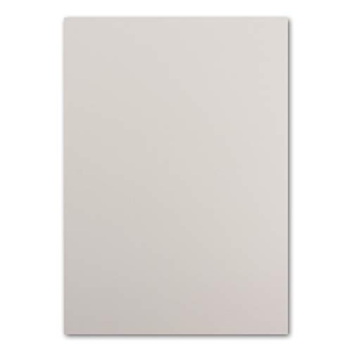 ARTOZ FLORETTA 100x DIN A4 Bogen - light grey - 92 g/m² - 29,7 x 21 cm - pastellfarbenes Papier zum Basteln & Drucken von ARTOZ