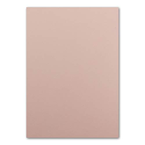 ARTOZ FLORETTA 25x DIN A4 Bogen - light rose - 200 g/m² - 29,7 x 21 cm - pastellfarbenes Papier zum Basteln & Drucken von ARTOZ