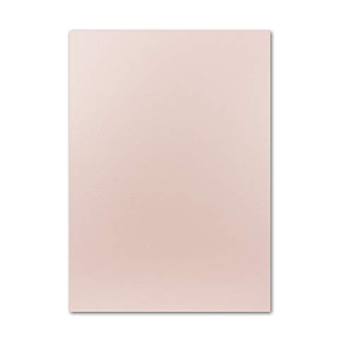 ARTOZ NORDANA 100x DIN A4 Bogen - rose glow - 120 g/m² - 29,7 x 21 cm - schimmerndes Papier zum Basteln & Drucken von ARTOZ