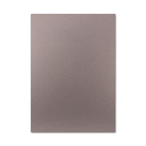 ARTOZ NORDANA 25x DIN A4 Bogen - brown glow - 120 g/m² - 29,7 x 21 cm - schimmerndes Papier zum Basteln & Drucken von ARTOZ