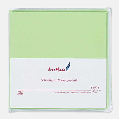 ARTOZ Set quadratisch Farbe: Birkengrün 10x Klappkarten 10x Briefumschläge Serie 1001 im Set ArtoModo Format: 160 x 160 mm ARTOZ Set quadratisch Farbe: Birkengrün 10x Klappkarten 10x Briefumschläge Serie 1001 im Set ArtoModo Format: 160 x 160 mm von ARTOZ