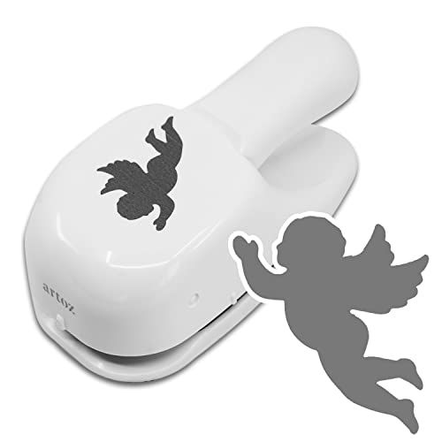 ARTOZ Stanzer - Engel, 5 cm - Papierstanzer, Locher, Motivstanzer für Weihnachten, Hochzeit, Taufe - Lochstanzer mit Putto Motiv, geeignet von 140 g/m² bis 250 g/m² ARTOZ Stanzer - Engel, 5 cm - Papierstanzer, Locher, Motivstanzer für Weihnachten, Hochzeit, Taufe - Lochstanzer mit Putto Motiv, geeignet von 140 g/m² bis 250 g/m² von ARTOZ