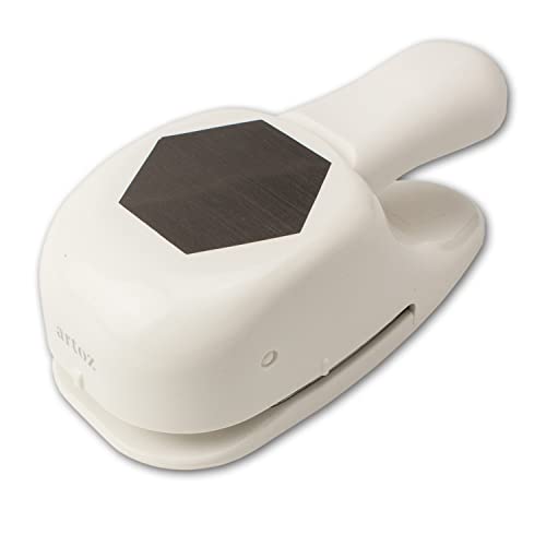 ARTOZ Stanzer - Hexagon Sechseck, 5 cm (Geometrische Figur) - Papierstanzer, Locher, Motivstanzer zum Basteln, für Etiketten, Tischdekorationen, geeignet von 140 g/m² bis 250 g/m² von ARTOZ