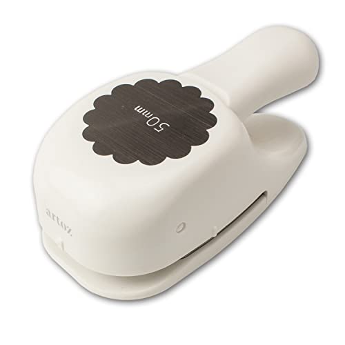 ARTOZ Stanzer - Wellenkreis, Blume/Blüte, 5 cm - Papierstanzer, Locher, Motivstanzer zum Basteln, für Etiketten, Tischdekorationen, geeignet von 140 g/m² bis 250 g/m² ARTOZ Stanzer - Wellenkreis, Blume/Blüte, 5 cm - Papierstanzer, Locher, Motivstanzer zum Basteln, für Etiketten, Tischdekorationen, geeignet von 140 g/m² bis 250 g/m² von ARTOZ