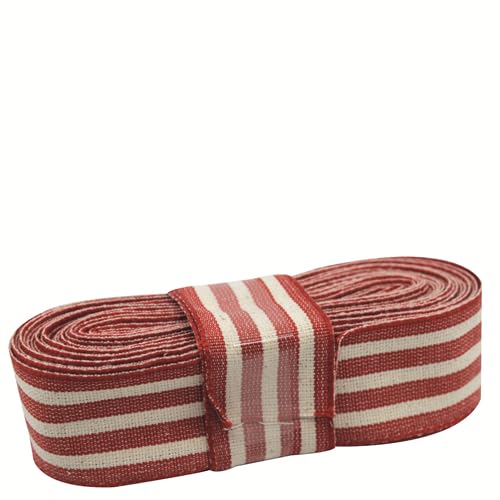 Artoz Geschenkband, 4 m, Rot-Weiß gestreift, für Geschenke und Festliche Anlässe Artoz Geschenkband, 4 m, Rot-Weiß gestreift, für Geschenke und Festliche Anlässe von ARTOZ