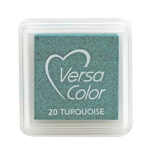 Artoz Ministempelkissen VersaColor in Türkis – 34 x 34 mm – Stempelfarben auf Wasserbasis – Stempelkissen-Farbe zum Stempeln auf Papier, Karten für Einladungen, Grüße oder zur Hochzeit Artoz Ministempelkissen VersaColor in Türkis – 34 x 34 mm – Stempelfarben auf Wasserbasis – Stempelkissen-Farbe zum Stempeln auf Papier, Karten für Einladungen, Grüße oder zur Hochzeit von ARTOZ