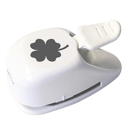 Artoz Papierstanzer - Kartenstanzer - "Kleeblatt", 27 mm - Stanze-Locher zum Kartenbasteln für Einladungen, Geburtstag, Glückwünsche, Tischdeko und Basteln mit Kindern Artoz Papierstanzer - Kartenstanzer - "Kleeblatt", 27 mm - Stanze-Locher zum Kartenbasteln für Einladungen, Geburtstag, Glückwünsche, Tischdeko und Basteln mit Kindern von ARTOZ