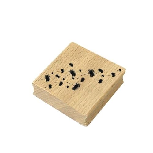 Artoz Stempel – Holzstempel – „Pusteblume“ – 60 x 60 mm – Motivstempel zum Kartenbasteln für Einladungen, Geburtstag, Grüße von ARTOZ