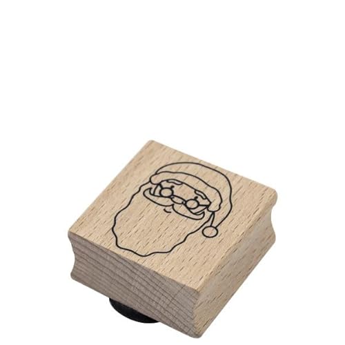 Artoz Stempel – Holzstempel – „Weihnachtsmann“ – 40 x 40 mm – Motivstempel zum Kartenbasteln für Weihnachten, Einladungen, Grüße Artoz Stempel – Holzstempel – „Weihnachtsmann“ – 40 x 40 mm – Motivstempel zum Kartenbasteln für Weihnachten, Einladungen, Grüße von ARTOZ