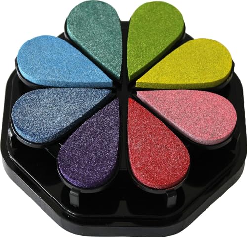 Artoz Stempelkissen 8 Farben – Farbenmix Pearl – 107 x 45 mm – Stempelfarben zum Stempeln – Stempelkissen-Set zum Stempeln auf Papier, Karten für Einladungen, Grüße oder zur Hochzeit Artoz Stempelkissen 8 Farben – Farbenmix Pearl – 107 x 45 mm – Stempelfarben zum Stempeln – Stempelkissen-Set zum Stempeln auf Papier, Karten für Einladungen, Grüße oder zur Hochzeit von ARTOZ