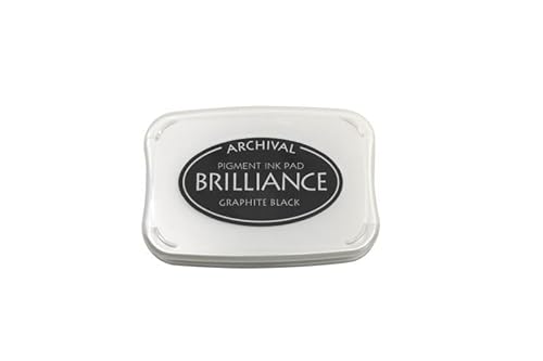 Artoz Stempelkissen Brilliance Schwarz – 97 x 67 x 18 mm – metallische Stempelkissen-Farbe zum Stempeln auf Papier, Karten für Einladungen, Grüße oder zur Hochzeit Artoz Stempelkissen Brilliance Schwarz – 97 x 67 x 18 mm – metallische Stempelkissen-Farbe zum Stempeln auf Papier, Karten für Einladungen, Grüße oder zur Hochzeit von ARTOZ
