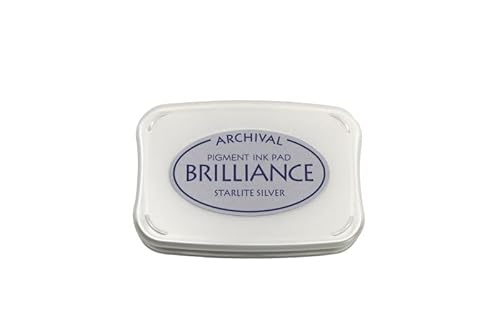 Artoz Stempelkissen Brilliance Silber – 97 x 67 x 18 mm – metallische Stempelkissen-Farbe zum Stempeln auf Papier, Karten für Einladungen, Grüße oder zur Hochzeit Artoz Stempelkissen Brilliance Silber – 97 x 67 x 18 mm – metallische Stempelkissen-Farbe zum Stempeln auf Papier, Karten für Einladungen, Grüße oder zur Hochzeit von ARTOZ