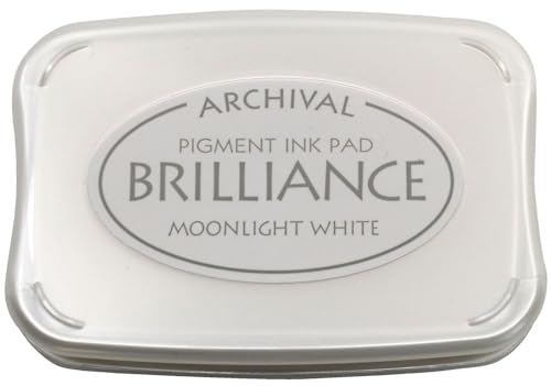 Artoz Stempelkissen Brilliance Weiß – 97 x 67 x 18 mm – metallische Stempelkissen-Farbe zum Stempeln auf Papier, Karten für Einladungen, Grüße oder zur Hochzeit Artoz Stempelkissen Brilliance Weiß – 97 x 67 x 18 mm – metallische Stempelkissen-Farbe zum Stempeln auf Papier, Karten für Einladungen, Grüße oder zur Hochzeit von ARTOZ