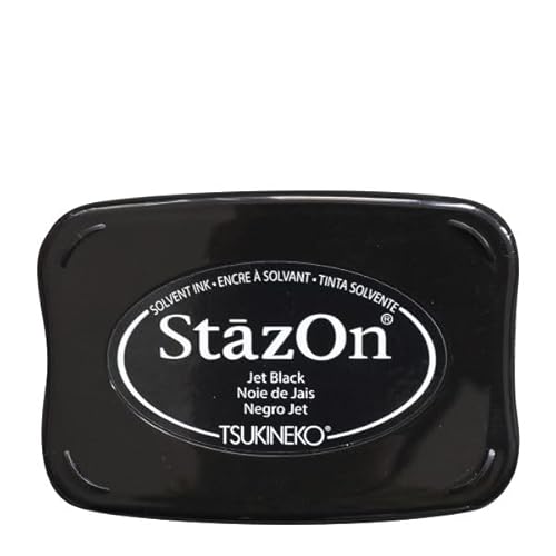 Artoz Stempelkissen StazOn Schwarz – 97 x 67 x 18 mm – wasserfest – Stempelkissen-Farbe zum Stempeln auf verschiedensten Oberflächen, ideal für Einladungen, Grüße oder zur Hochzeit Artoz Stempelkissen StazOn Schwarz – 97 x 67 x 18 mm – wasserfest – Stempelkissen-Farbe zum Stempeln auf verschiedensten Oberflächen, ideal für Einladungen, Grüße oder zur Hochzeit von ARTOZ